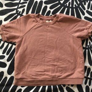 Madewell Puff Sleeve Sweatshirt Tee